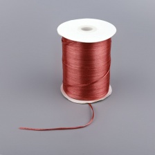 Декоративная лента атласная, цвет коричнево-розовый, ширина 3 мм, намотка 870 ярдов