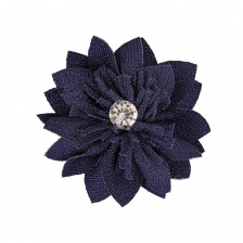 Цветочки декоративные, цвет темно-синий, размер 45 мм, 