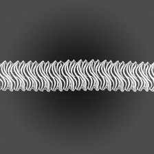 Кружево ажурное матовая нить, ширина 90 мм, цвет белый, намотка 15 ярдов