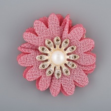 Цветочки декоративные, цвет грязно-розовый, диаметр 45 мм, 