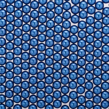 Бусины под жемчуг прибивные, размер 6 мм, цвет синий, вес 500г