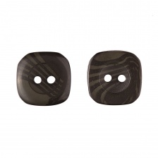 Пуговица пластиковая на два прокола, размер 20L, цвет №11 (темно-зеленый)