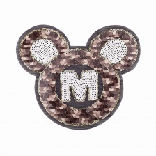 Аппликации пайетки, размер 220х190 мм