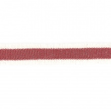 Декоративная тесьма букле с бахромой, цвет красный, ширина 30 мм, намотка 45 ярдов