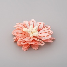 Цветочки декоративные, цвет розовый, размер 40 мм, 