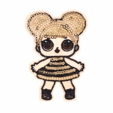 Термоаппликация текстильная, синтетическая, размер 55х80 мм