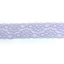 Кружево эластичное, ширина 55 мм, цвет капучино, намотка 15 ярдов