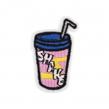 Термоаппликация "Коктейль", размер 33х50 мм 