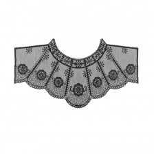 Воротник пришивной кружевной, размер 460х210 мм 