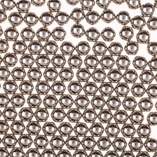 Бусины под жемчуг, размер 10 мм, цвет никель, вес 500 г 