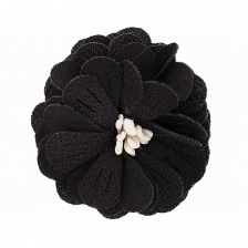Цветочки декоративные, цвет черный, размер 55 мм, 