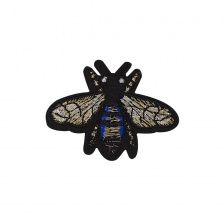 Термоаппликация текстильная, синтетическая, размер 58х43 мм