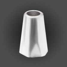 Концевик пластиковый, цвет никель, диаметр 9 мм