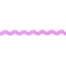 Декоративная тесьма вьюнок, ширина 8 мм, намотка 15 ярдов, цвет светло-фиолетовый, (125)