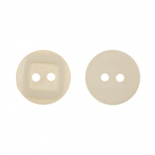 Пуговица пластиковая на два прокола, 20L, цвет шампань