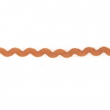 Декоративная тесьма вьюнок, ширина 8 мм,  намотка 15 ярдов, цвет капучино (№105)