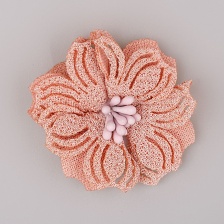 Цветочки декоративные, цвет розовый, диаметр 40 мм