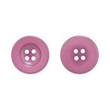 Пуговица пластиковая на четыре прокола, сиреневая, 34L