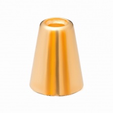 Концевик пластиковый, цвет золото, диаметр 11 мм