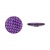 Пуговица пластиковая на полуножке, размер 20L, форма круглая, цвет фиолетовый 