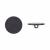 Пуговица пластиковая на ножке, 48L, черная
