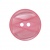 Пуговица пластиковая на два прокола, розовая, 40L