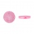 Пуговица пластиковая на полуножке, размер 24L, цвет розовый с блестками