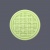 Пуговица пластиковая на ножке, размер 34L, цвет светло-зеленый