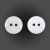 Пуговица пластиковая на два прокола, 20L, цвет белый