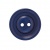 Пуговица пластиковая на два прокола, синяя, 34L