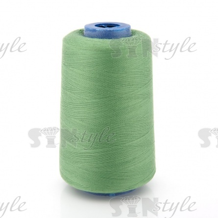 Нитки полиэстер 40/2, цвет №528 (зеленый), 5000Y фото 1