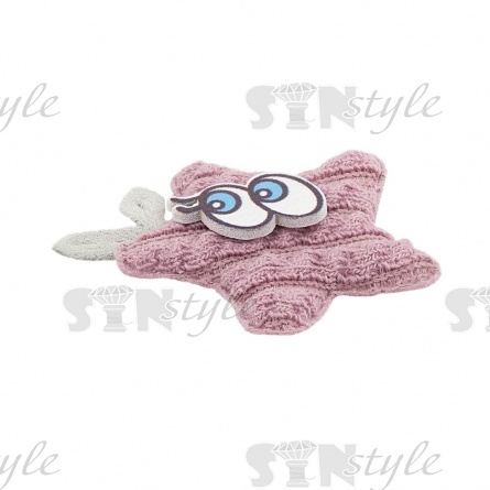 Аппликация 3D "Звездочка", цвет розовый, размер 45х45 мм фото 2