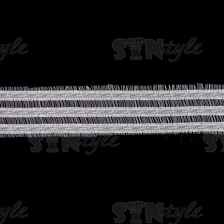 Кружево "Французское", ширина 70 мм, цвет белый, длина 3 метра фото 1