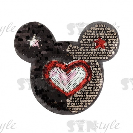 Аппликации пайетки, размер 225х205 мм фото 3