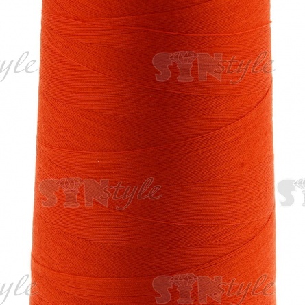 Нитки полиэстер 40/2, цвет №615 (рыжий), 5000Y фото 2