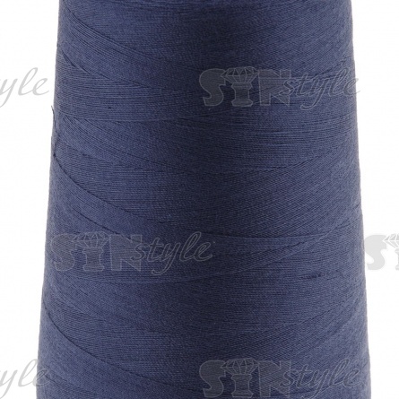 Нитки полиэстер 40/2, цвет №2037 (синий классический), 5000Y фото 1