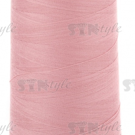 Нитки полиэстер 40/2, цвет №554 (грязно-розовый), 5000Y фото 2