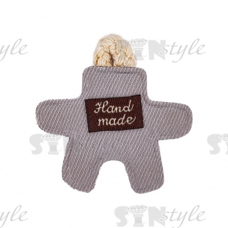 Аппликация 3D, цвет серый, размер 45х45 мм фото 1