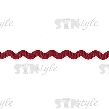 Декоративная тесьма вьюнок, ширина 8 мм,  намотка 15 ярдов, цвет бодовый (№48) фото 1