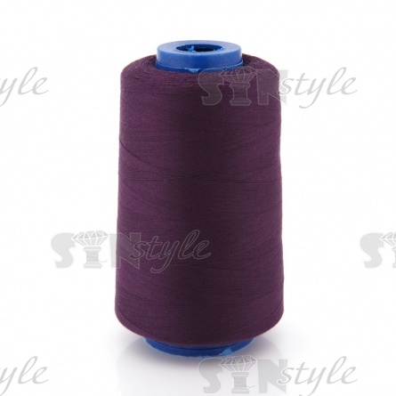 Нитки полиэстер 40/2, цвет №1086 (фиолетовый), 5000Y фото 1