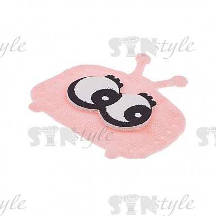 Аппликация 3D, цвет розовый, размер 35х30 мм фото 2