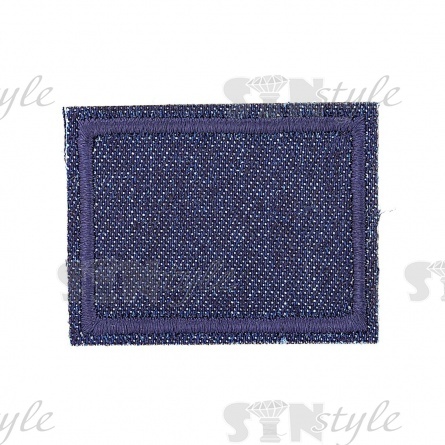 Термоаппликация "Бабочка", размер 80х62 мм, цвет темно-синий фото 3