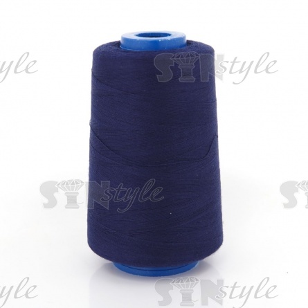 Нитки полиэстер 40/2, цвет №320 (темно-синий), 5000Y фото 1