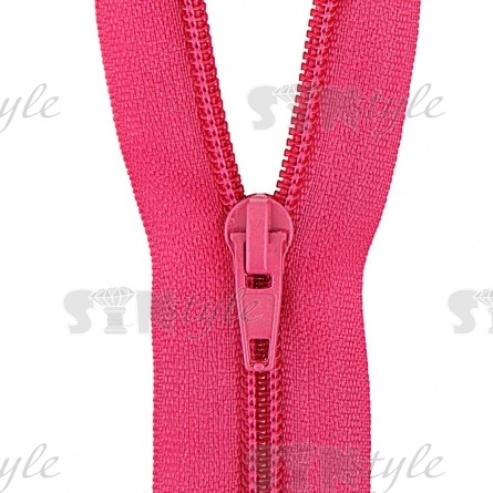 Молиня спираль, тип 5, разьемная, длина 80 см, цвет 146 (темно-розовый), "простой" бегунок фото 2