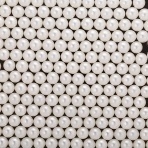 Бусины под жемчуг, размер 8 мм, цвет молочный, вес 500г фото 2