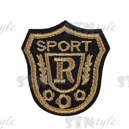 Термоаппликация "Шеврон", размер 50х55 мм фото 1