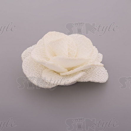 Цветочки декоративные, цвет шампань, размер 40 мм,  фото 2