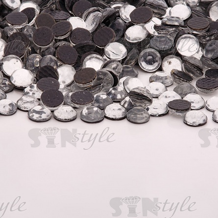 Стразы термоклеевые акриловые SS16, цвет белый прозрачный, 500 гр/уп фото 1