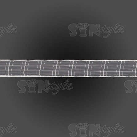 Декоративная лента капроновая, ширина 25 мм, намотка 25 ярдов, цвет белый фото 2