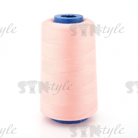 Нитки полиэстер 40/2, цвет №1250 (нежный персиковый), 5000Y фото 1
